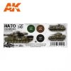 AK Interactive AK11658 3G NATO COLORS SET 3x17 ml